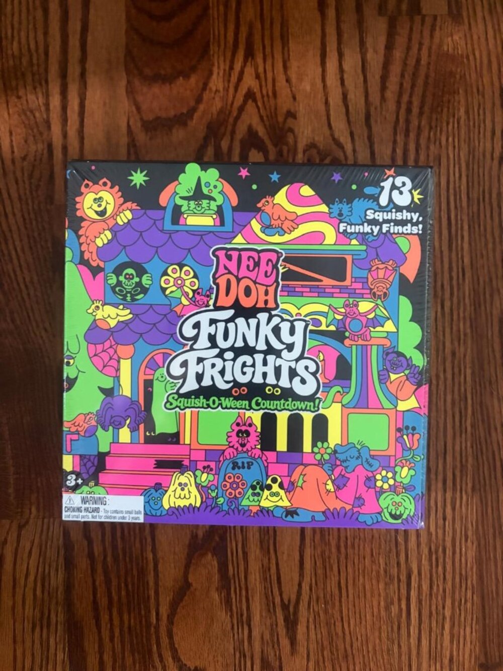 Schylling NeeDoh Squishy Funky Frights Calendar Squish-O-Ween Countdown Toy New